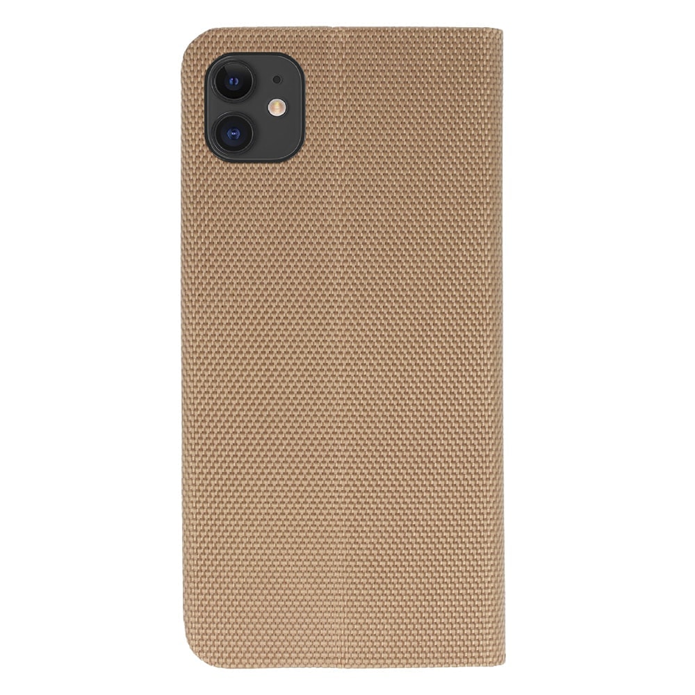 Etui do iPhone 12 Mini eleganckie stylowe z klapką, złote