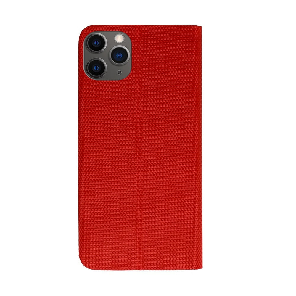 Etui do iPhone 11 Pro eleganckie stylowe czerwone z klapką