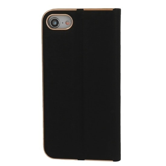 Etui do iPhone SE2022/SE2020/8/7 stylowe z ramką, czarne