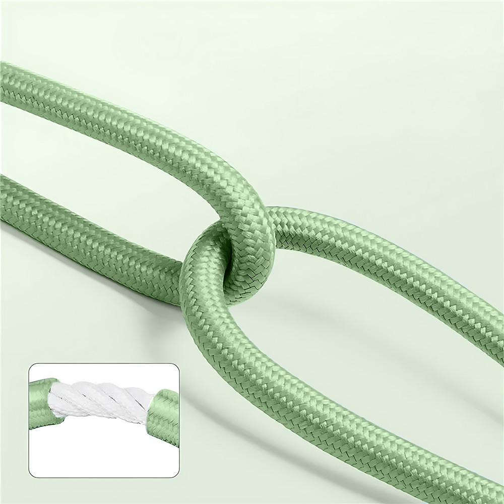 Smycz do telefonu, regulowana, zielona