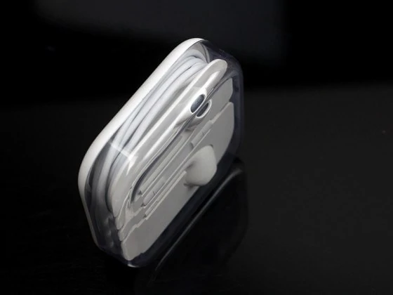 Słuchawki do iPhone, białe z mikrofonem audio jack 3.5 mm