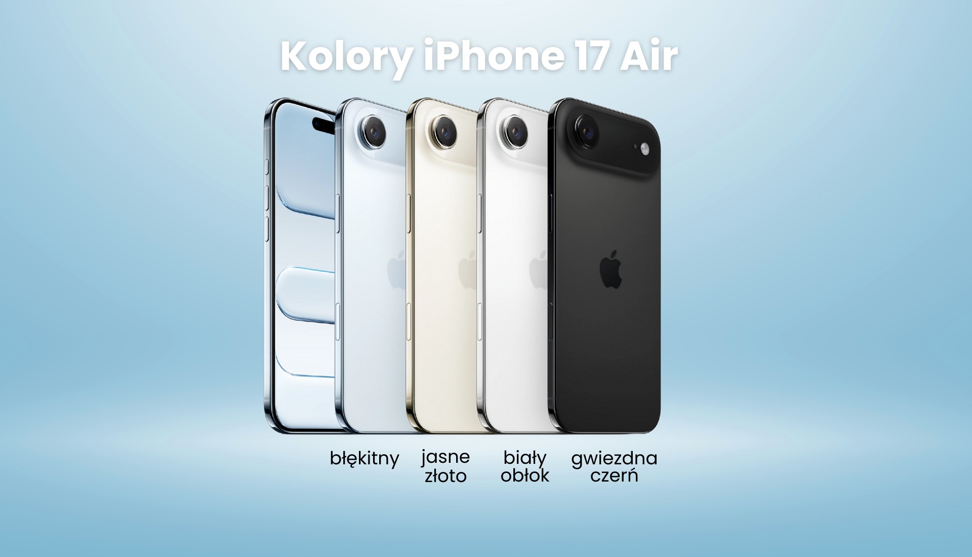 Kolory iPhone’a 17 Air – który kolor definiuje Ciebie?