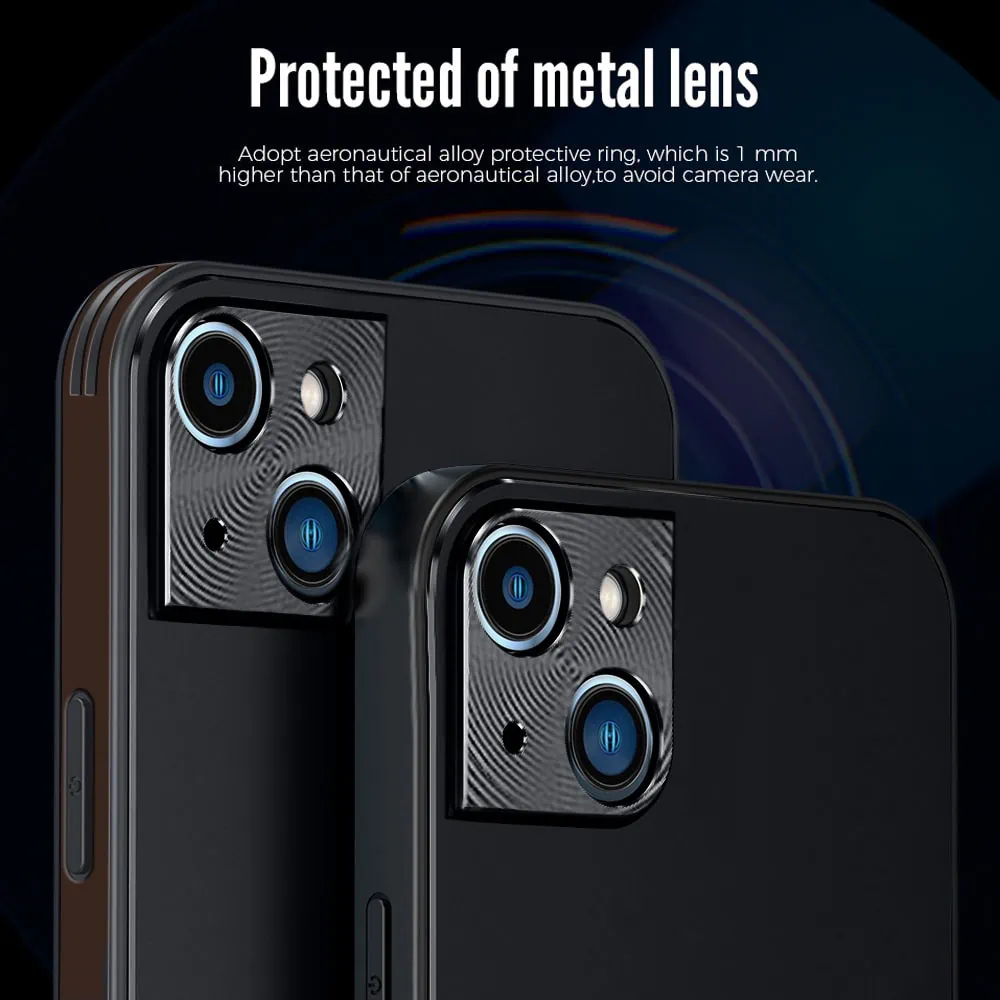 Etui do iPhone 14 Plus minimalistyczne z osłoną kamery, grafitowe