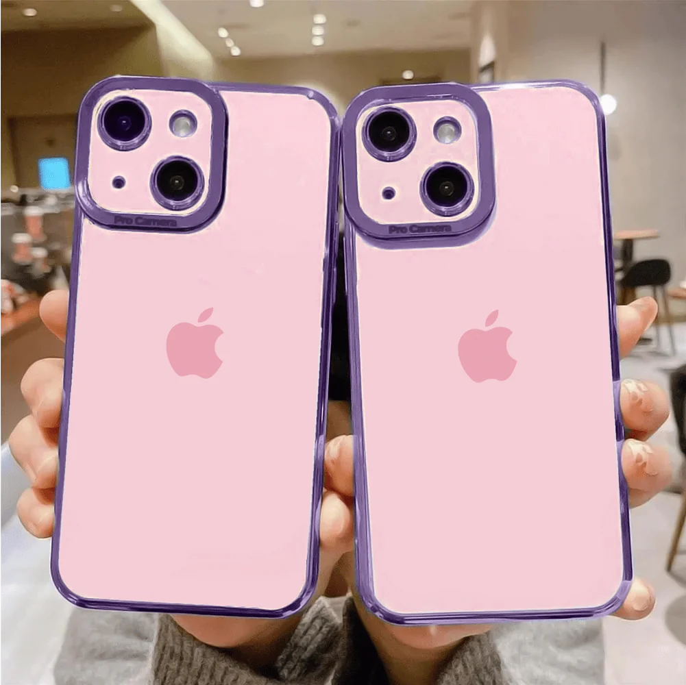 Etui do iPhone 15 Camera High PRO z osłoną kamery, fioletowe (OUTLET)