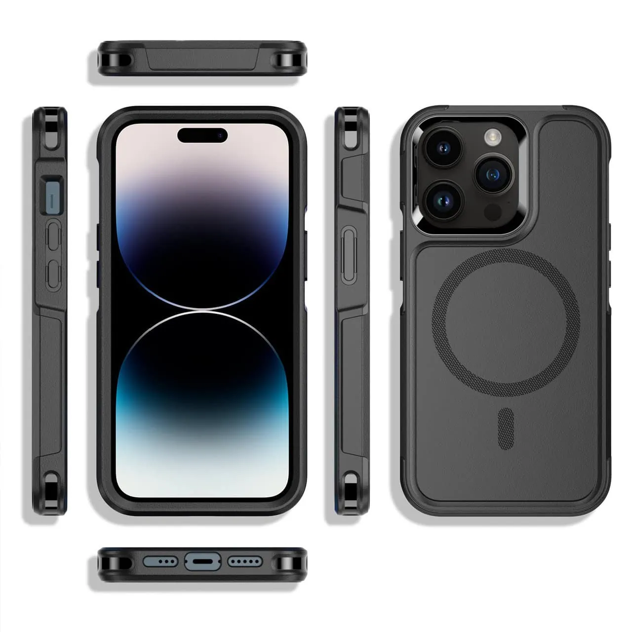 Etui do iPhone 14 Pro Max Smart Armor Pancerne z MagSafe, czarne