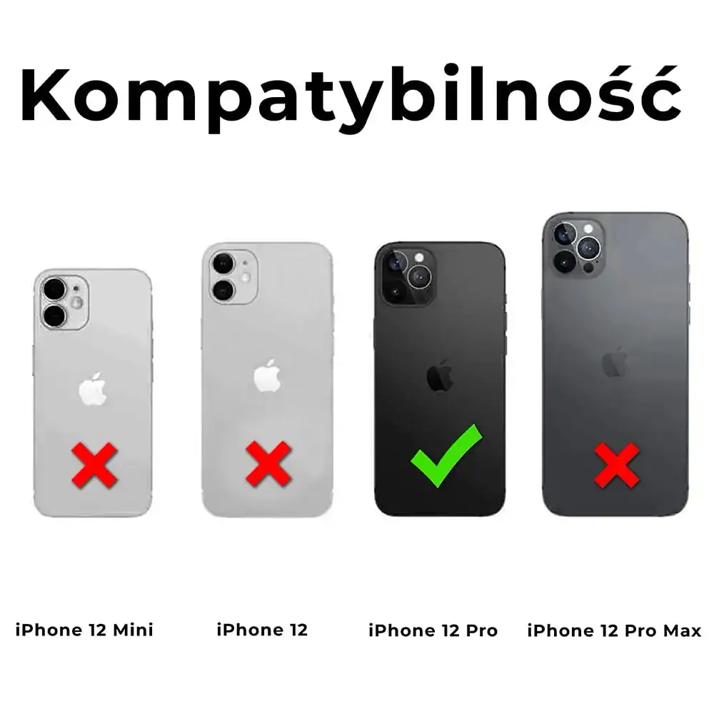 Etui do iPhone 12 Pro Diadem Glow, błyszczące z MagSafe, przeźroczyste, złote