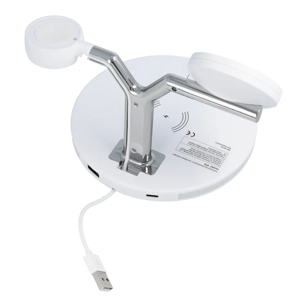 Ładowarka 3w1 bezprzewodowa, szybkie ładowanie 25W z Magsafe, do iPhone, Apple Watch, AirPods