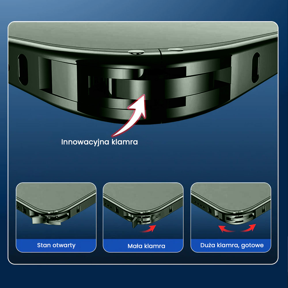 Etui do iPhone 13 Pro Magsafe Armor metalowa ramka, twarde aluminium, alpejska zieleń