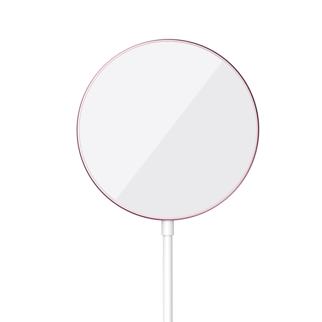 Bezprzewodowa ładowarka magnetyczna 15W MagSafe do iPhone 12/13/14/15/16, różowa