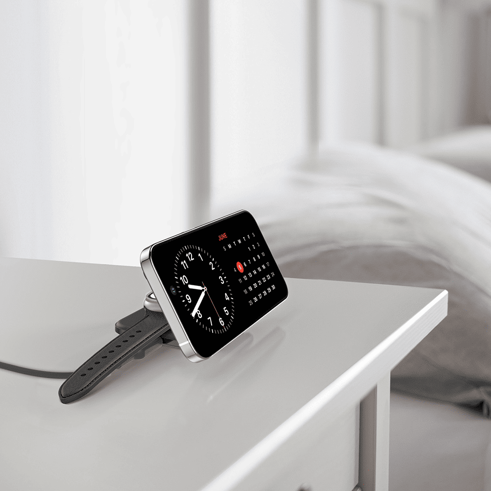 Ładowarka 2w1 do iPhone / Apple Watch / Airpods z Magsafe, PD15W, czarna