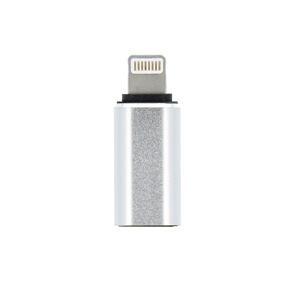 Adapter USB Typ C – Lightning, srebrny