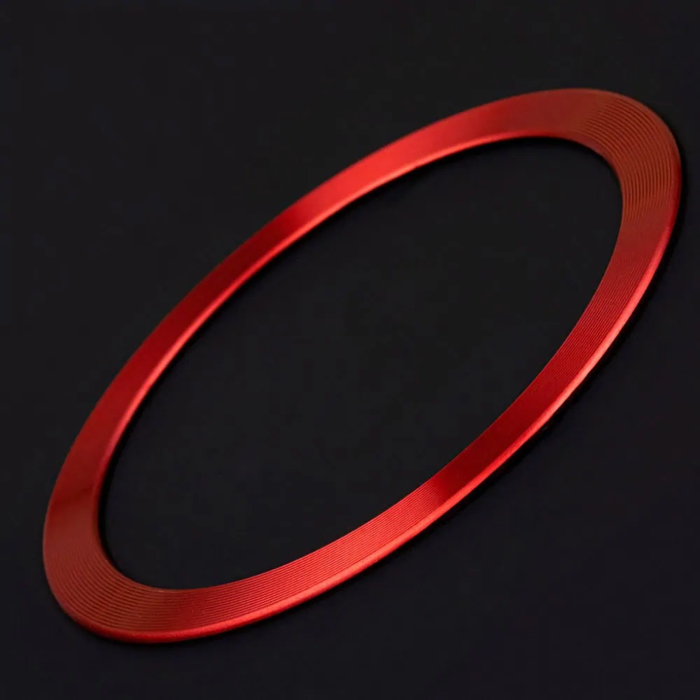 Adapter do MagSafe, metalowy pierścień ring do przyklejenia na telefon, czerwony