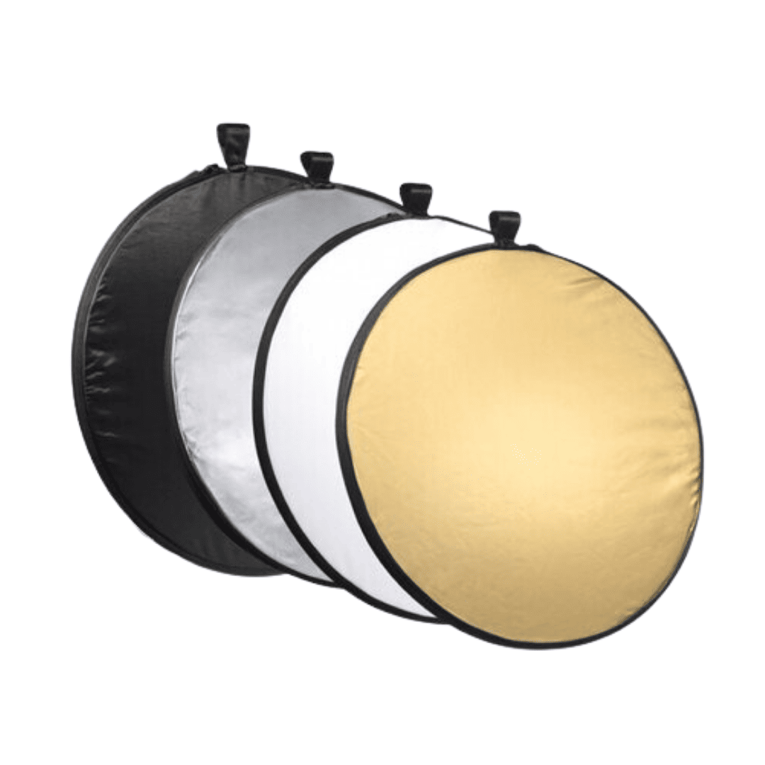 Blenda fotograficzna do zdjęć, zestaw czterech kolorów, średnica 55 cm