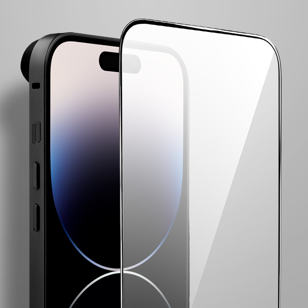 Bumper do iPhone 14 Pro, Metal Slim, metalowa ramka ochronna, czarny