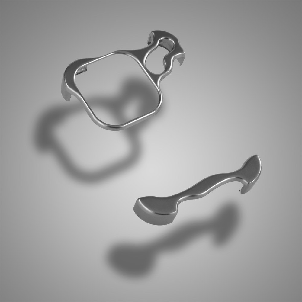 Bumper do iPhone 16 Pro, Bumper Set, metalowa osłona rogów oraz aparatu, tytanowe