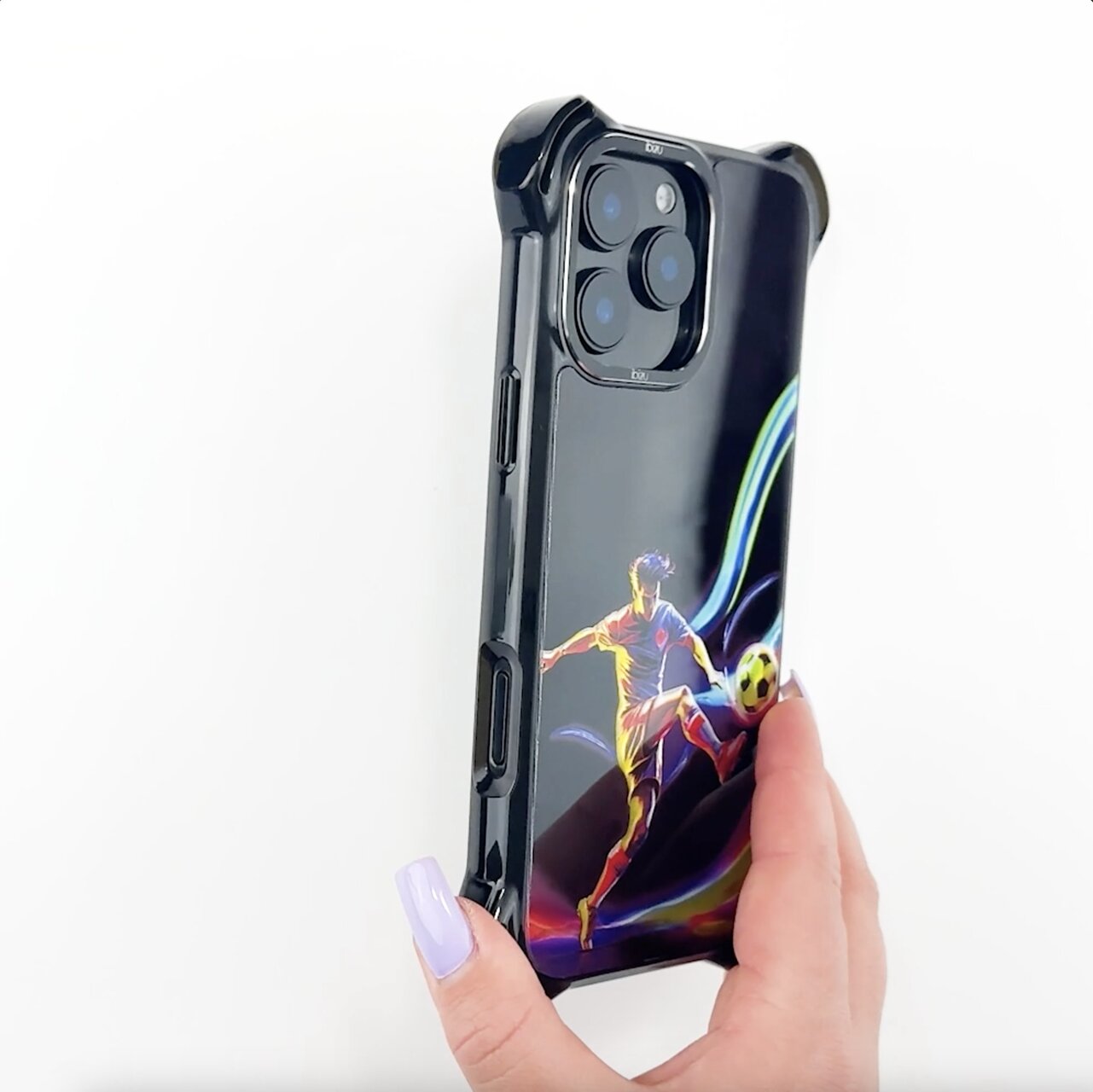 Etui do iPhone 14, Ibizu DropGuard Ultra z MagSafe, #ElectroMove, W rytmie piłki nożnej