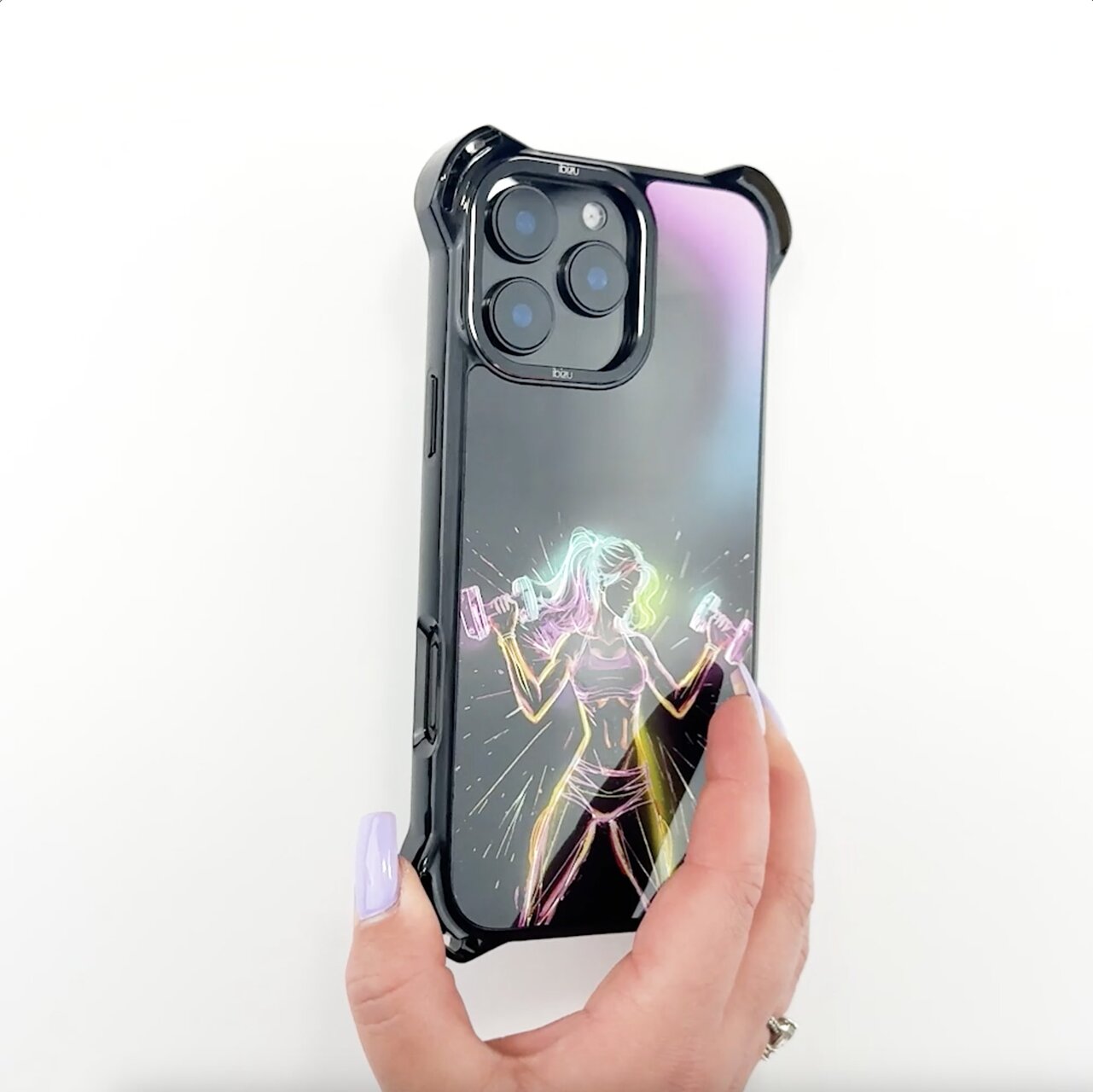 Etui do iPhone 15 Pro, Ibizu DropGuard Ultra z MagSafe, #ElectroMove, Wibracja fitness