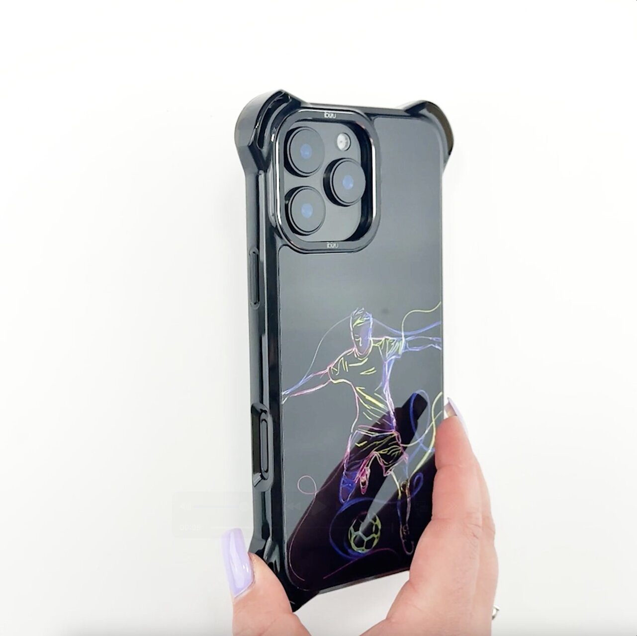 Etui do iPhone 16, Ibizu DropGuard Ultra z MagSafe, #ElectroMove, Moc football’u