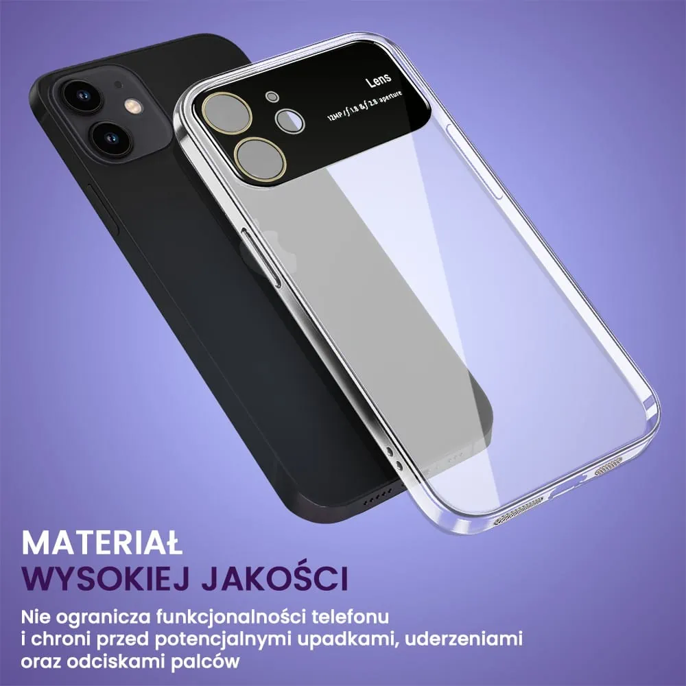 Etui do iPhone 12 Camera Beam, przeźroczyste