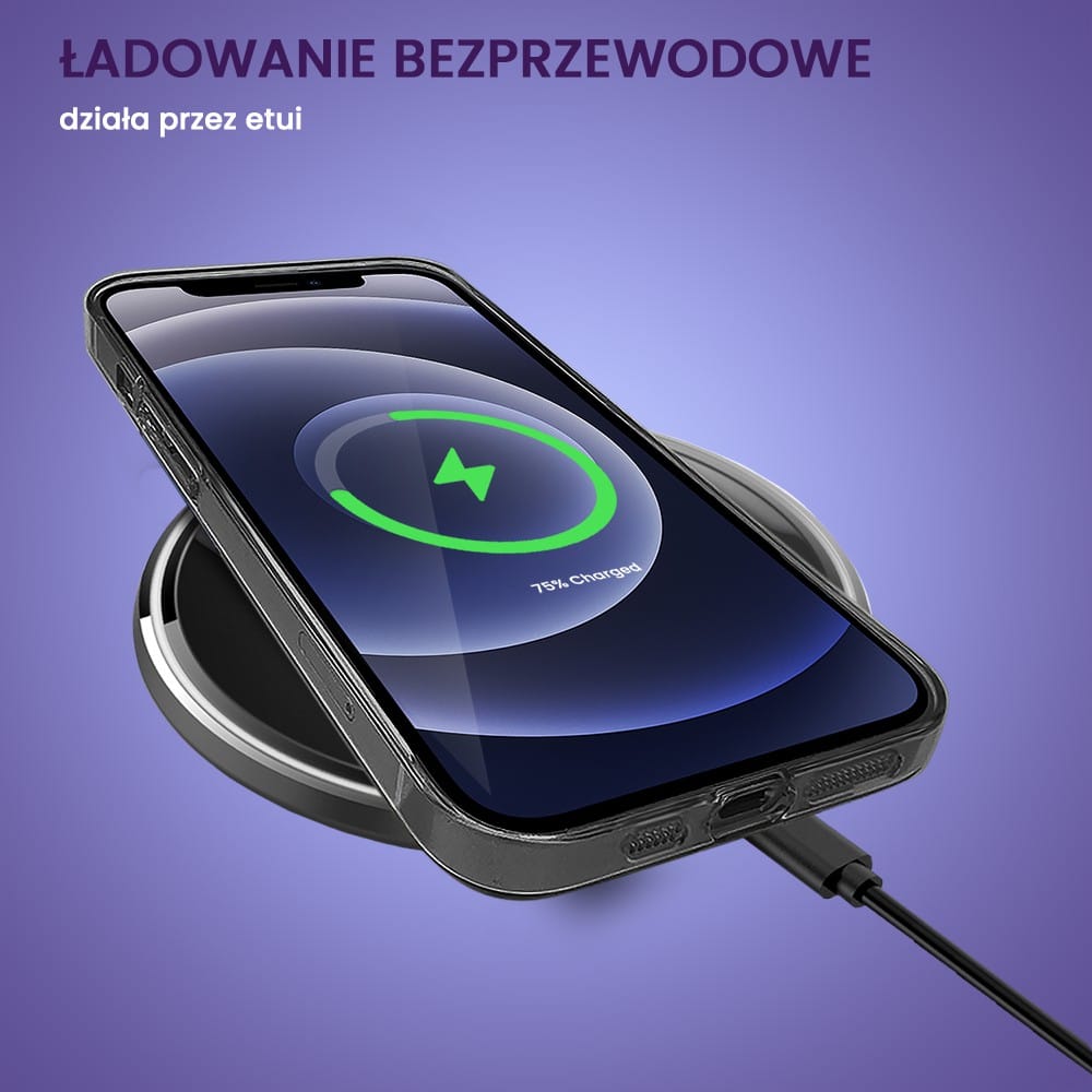 Etui do iPhone 12 Camera Beam, przeźroczyste