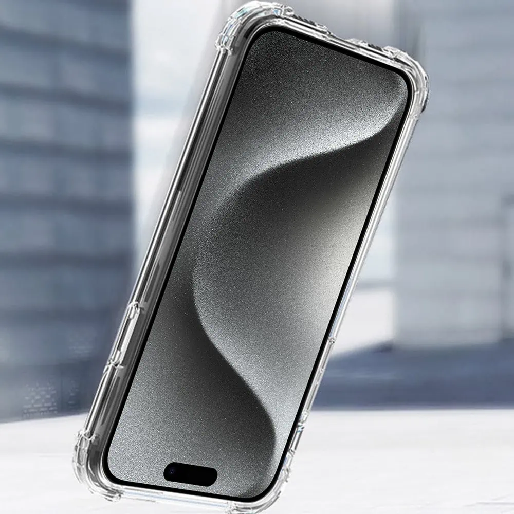 Etui bumper iPhone 15 Pro Max Premium VIP certyfikowany case wzmocnione rogi, przeźroczyste