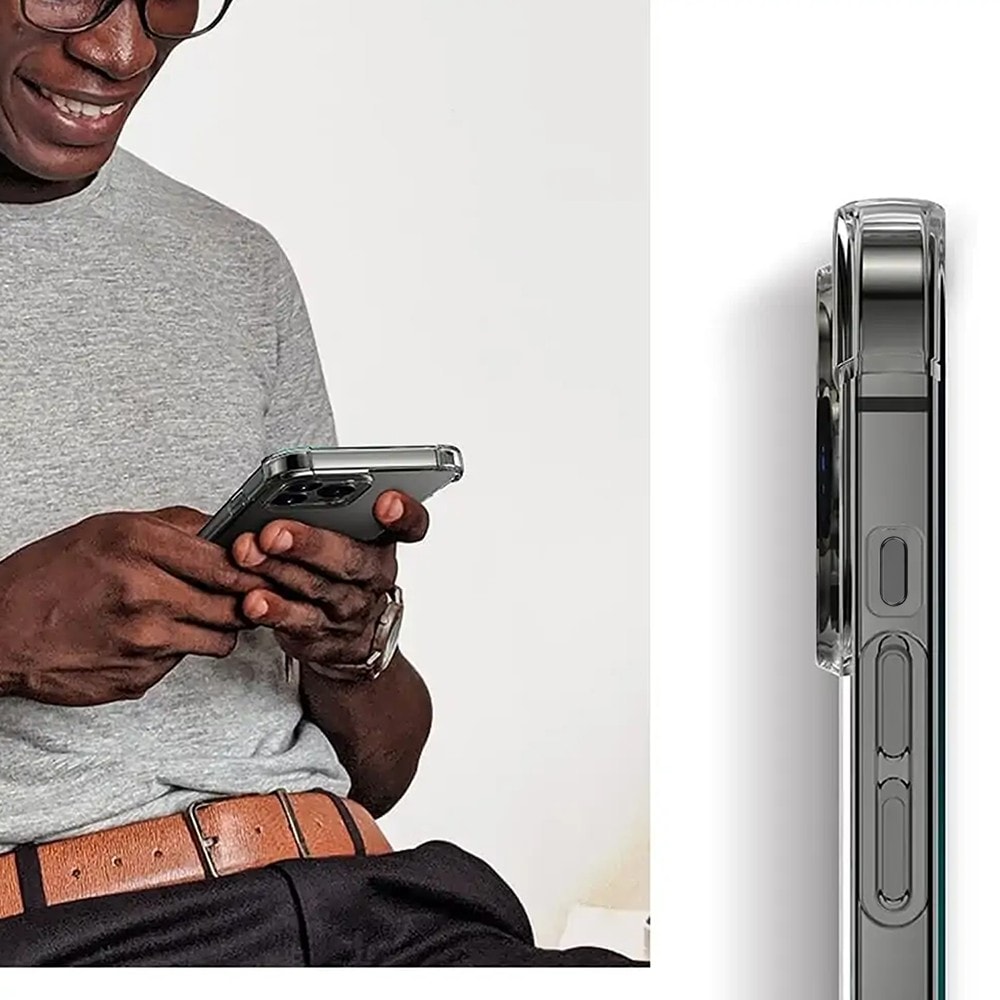 Etui bumper iPhone 15 Pro Max Premium VIP certyfikowany case wzmocnione rogi, przeźroczyste