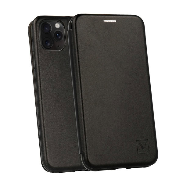 Etui do iPhone 11 Pro klasyczne z magnetyczną klapką, czarne