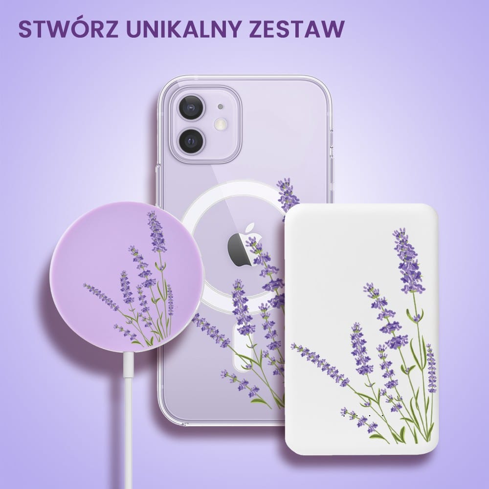 Etui do iPhone 11, lawenda z Magsafe