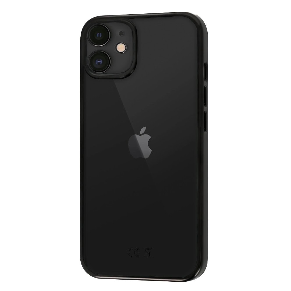 Etui do iPhone 11 slim black z osłoną kamery, czarne grafitowe