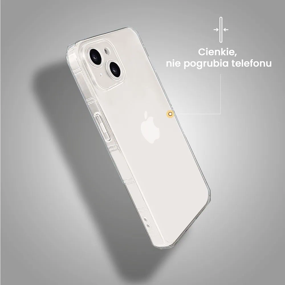 Etui do iPhone 12 Camera Armor z osłoną aparatu, przeźroczyste pancerne