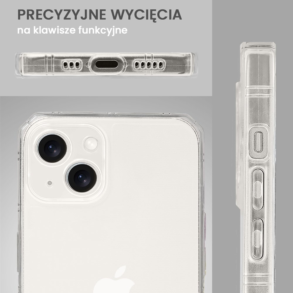 Etui do iPhone 12 Camera Armor z osłoną aparatu, przeźroczyste pancerne