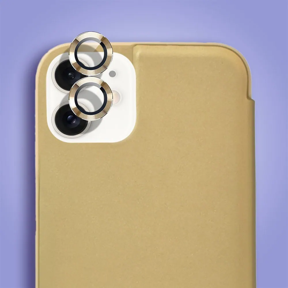 Etui do iPhone 12 Mirror View zamykane typu książka, eleganckie lustrzane, złote