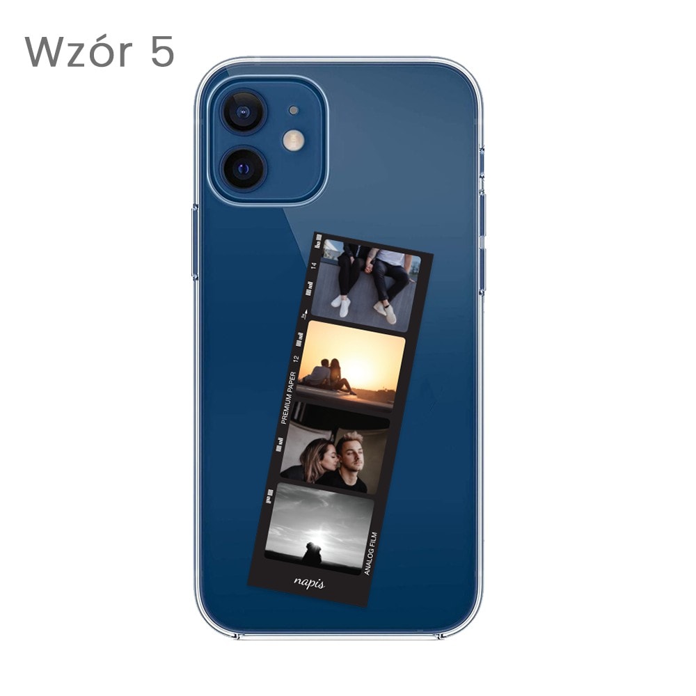 Etui do iPhone 12 Mini Polaroid z własnym zdjęciem, upominek na prezent