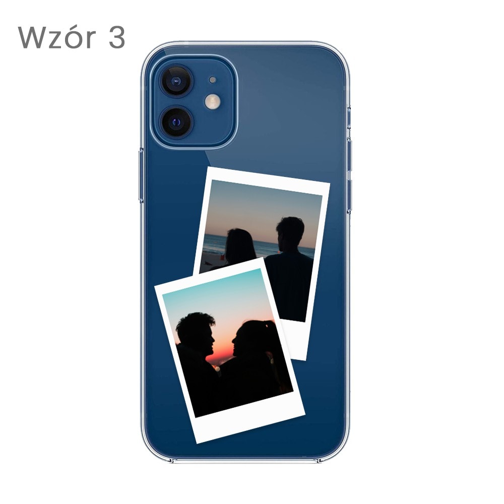 Etui do iPhone 12 Mini Polaroid z własnym zdjęciem, upominek na prezent
