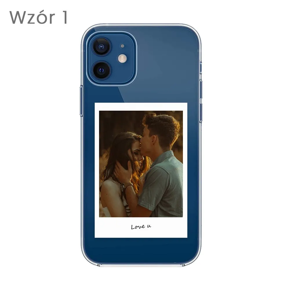 Etui do iPhone 12 Mini Polaroid z własnym zdjęciem, upominek na prezent