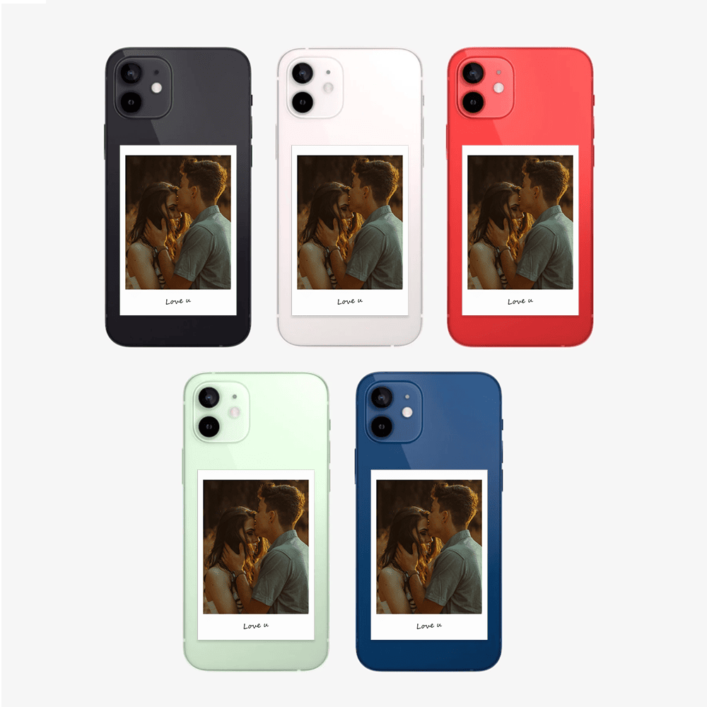 Etui do iPhone 12 Mini Polaroid z własnym zdjęciem, upominek na prezent
