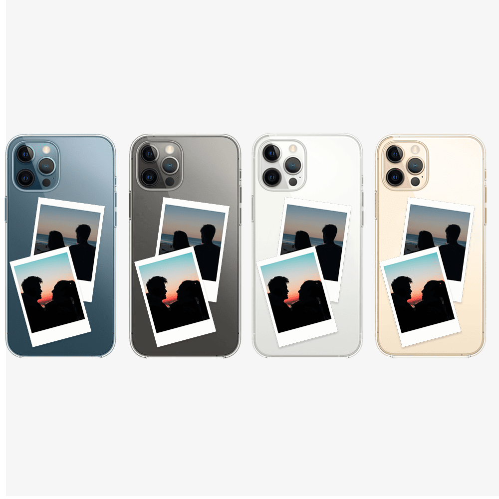 Etui do iPhone 12 Pro Polaroid z własnym zdjęciem, upominek na prezent