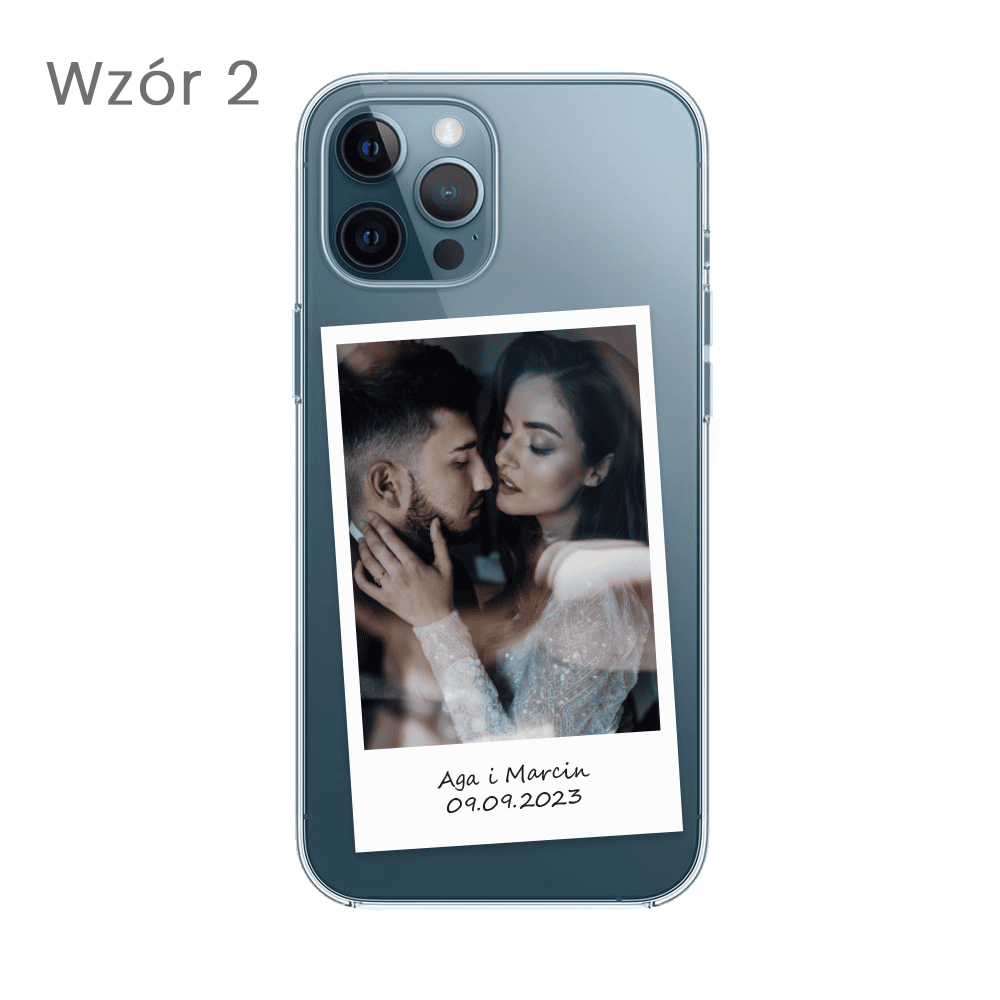 Etui do iPhone 12 Pro Polaroid z własnym zdjęciem, upominek na prezent