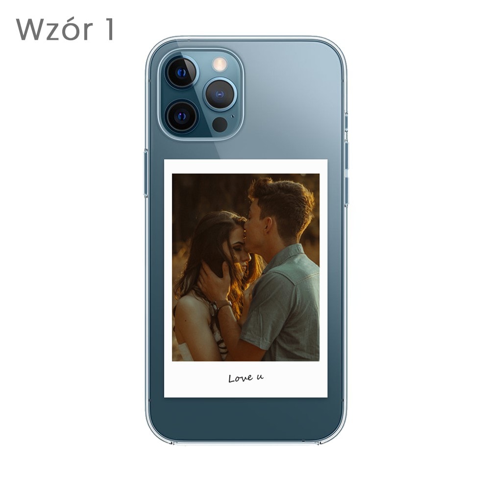 Etui do iPhone 12 Pro Polaroid z własnym zdjęciem, upominek na prezent