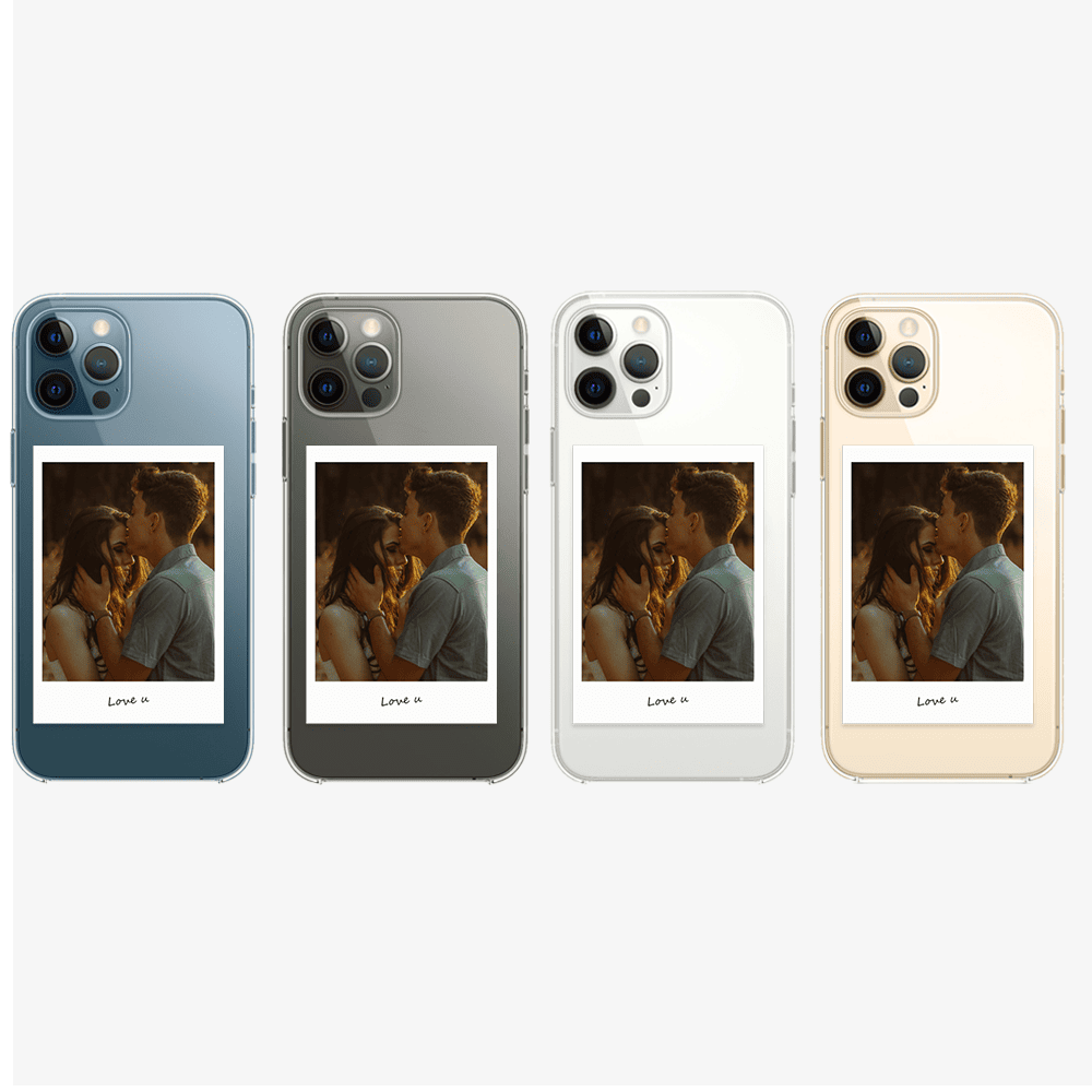 Etui do iPhone 12 Pro Polaroid z własnym zdjęciem, upominek na prezent
