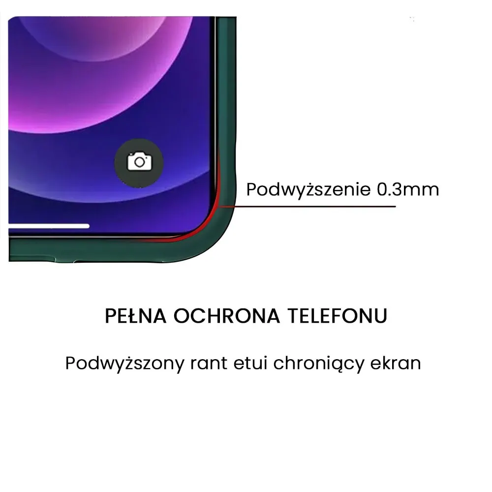 Etui do iPhone 12 półprzeźroczyste matowe z ochroną aparatu, fioletowe