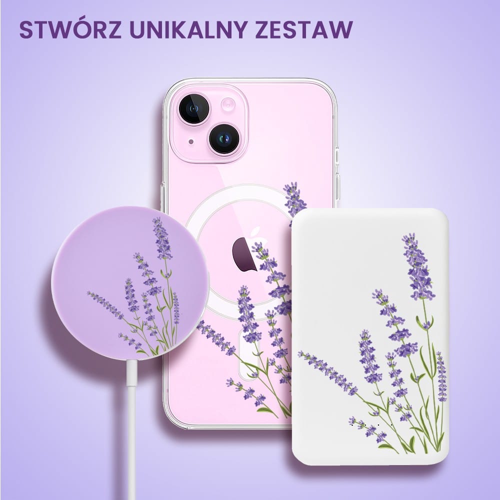 Etui do iPhone 13 Mini, lawenda z Magsafe