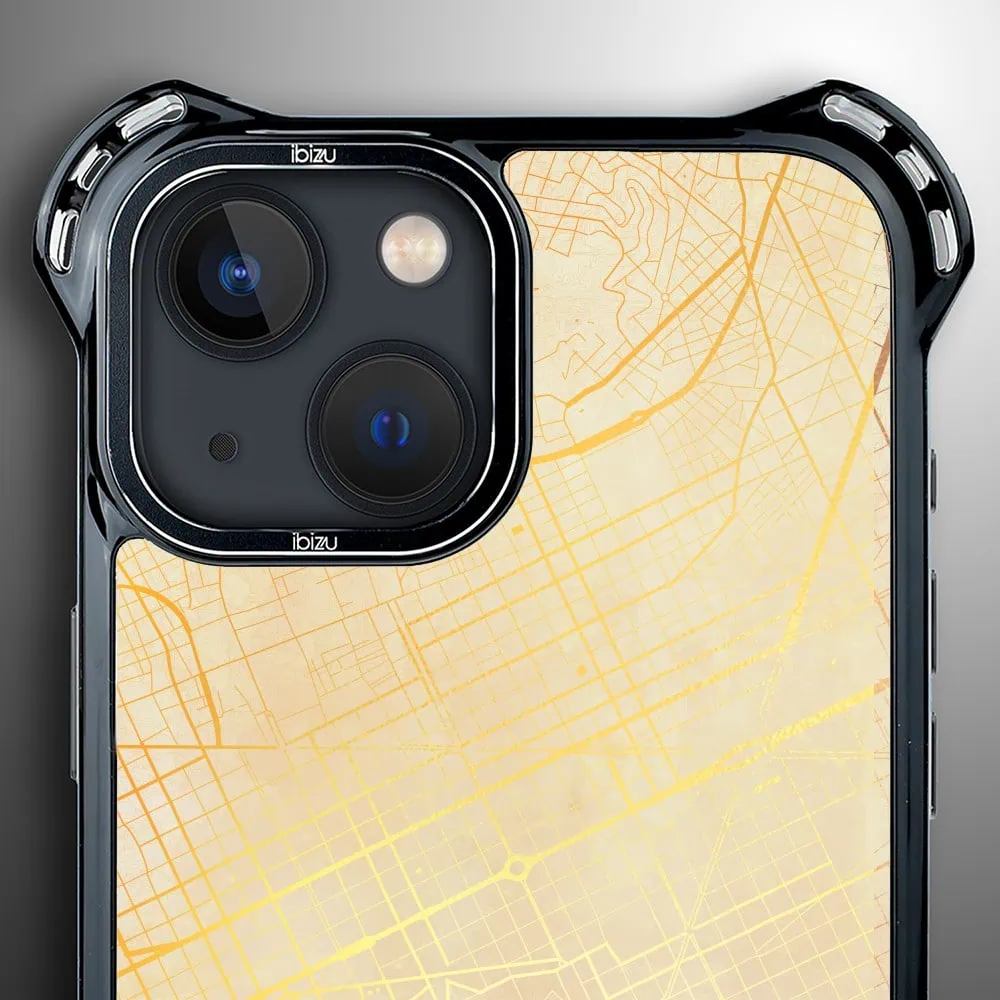 Etui do iPhone 13, Ibizu DropGuard Ultra z MagSafe, Mapy Świata, Barcelona