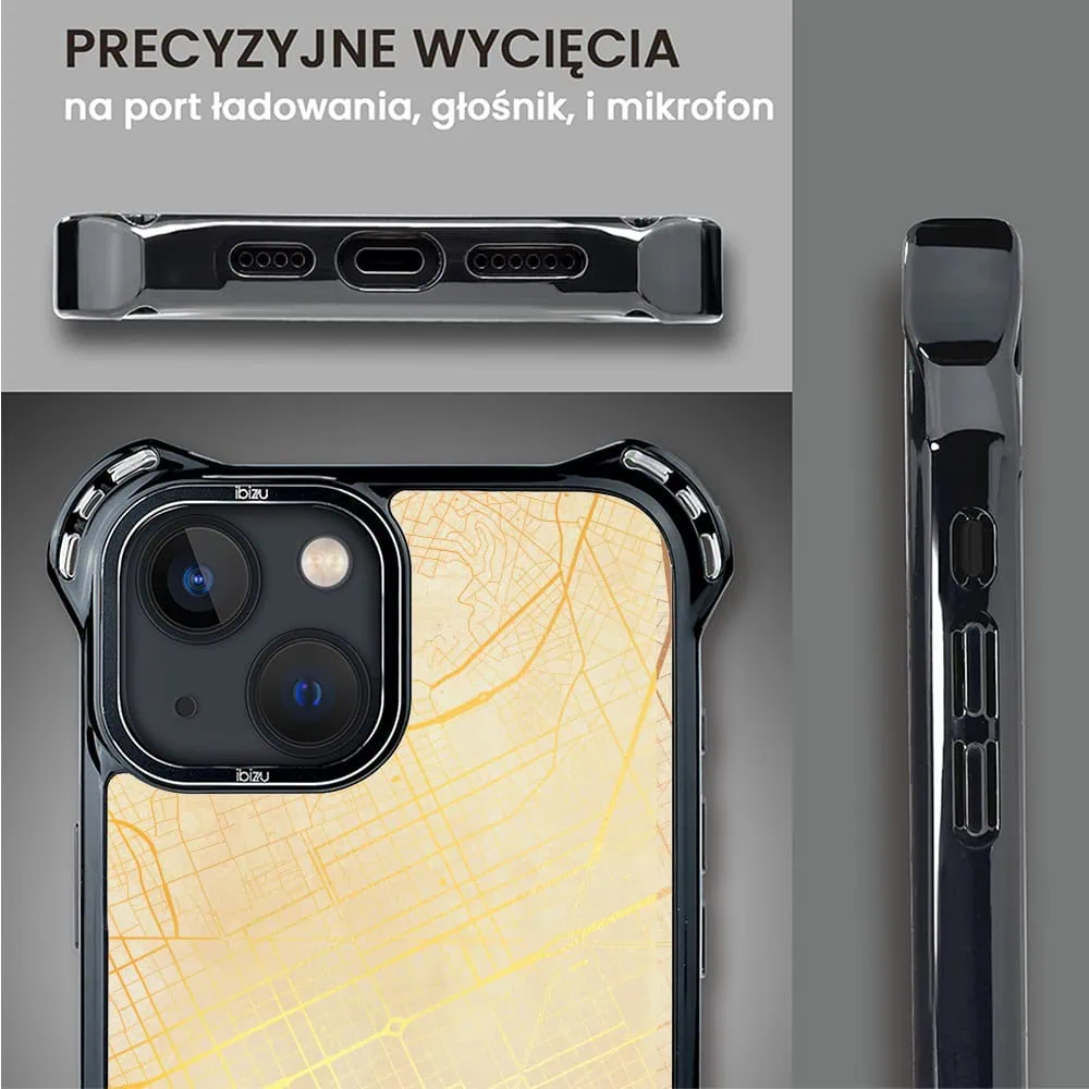 Etui do iPhone 13, Ibizu DropGuard Ultra z MagSafe, Mapy Świata, Barcelona