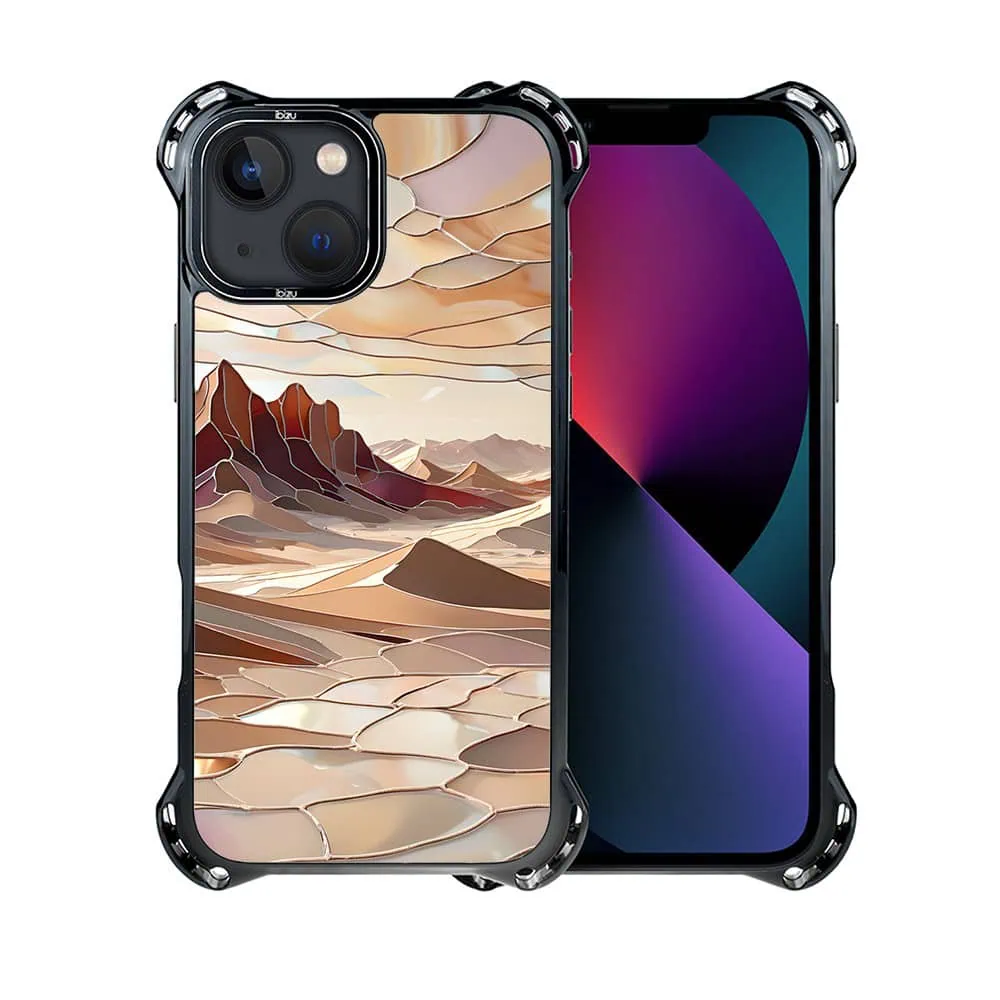 Etui do iPhone 13, Ibizu DropGuard Ultra z MagSafe, Barwy Szkła, Pustynny spokój