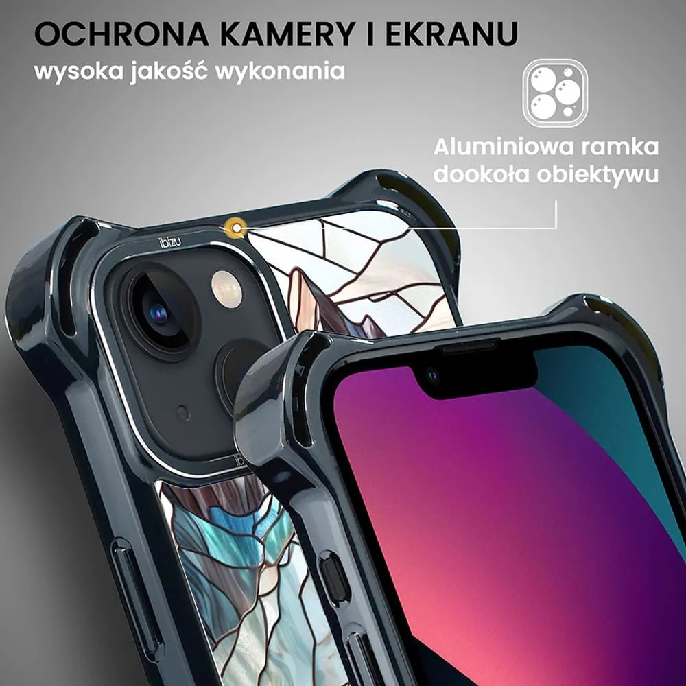 Etui do iPhone 13, Ibizu DropGuard Ultra z MagSafe, Barwy Szkła, Górski Potok