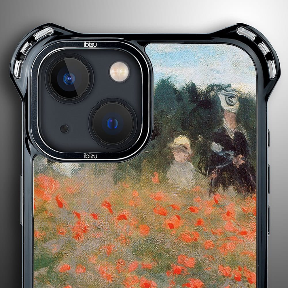 Etui do iPhone 13, Ibizu DropGuard Ultra z MagSafe, Claude Monet, pole maków