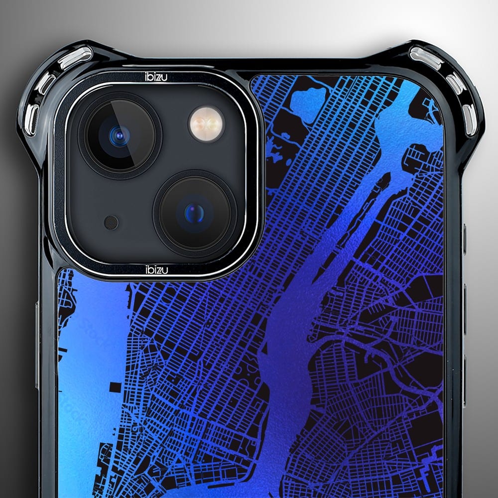 Etui do iPhone 13, Ibizu DropGuard Ultra z MagSafe, Mapy Świata, New York