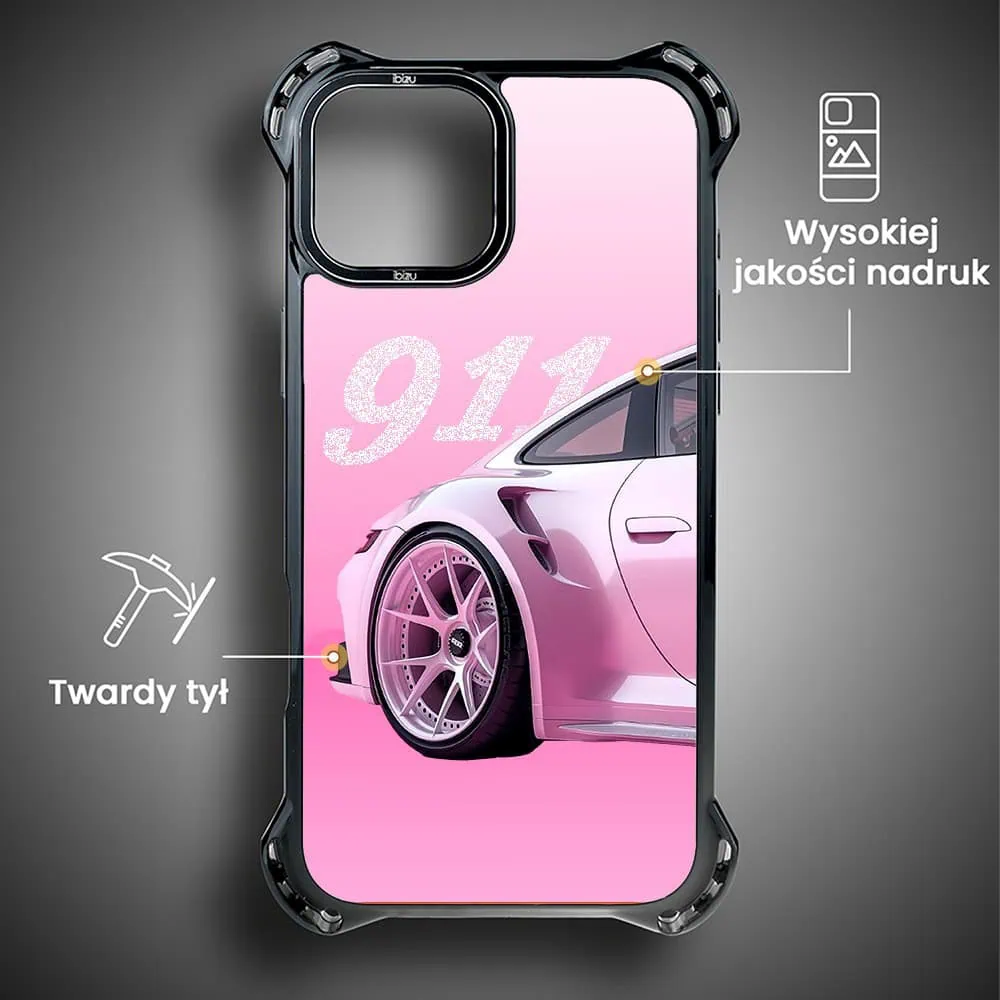 Etui do iPhone 13, Ibizu DropGuard Ultra z MagSafe, TechDrive, 911 różowe