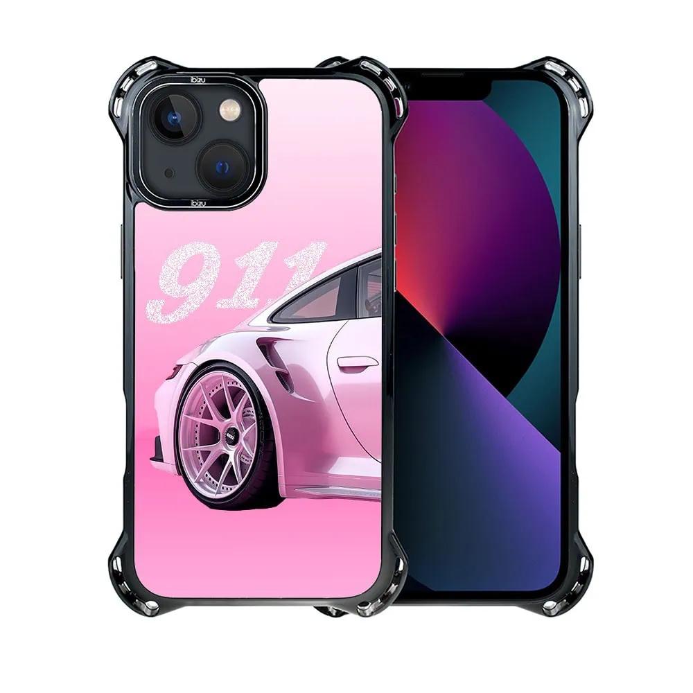 Etui do iPhone 13, Ibizu DropGuard Ultra z MagSafe, TechDrive, 911 różowe